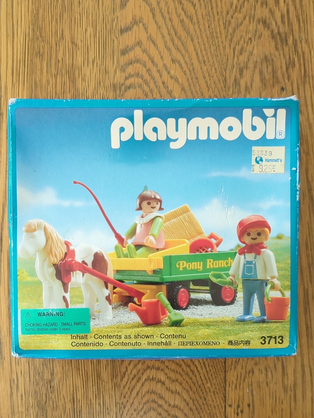 Vintage NIB Playmobil Pony Ranch Set #3713